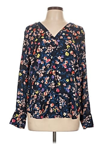 Ann Taylor Long Sleeve Blouse (view 1)