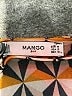 Mango Print Brown Cocktail Dress Size M - photo 7