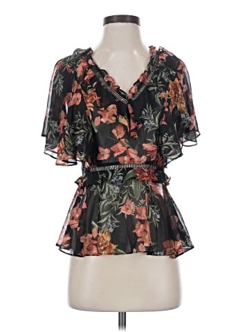 Bebe Short Sleeve Blouse (view 1)
