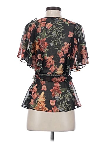 Bebe Short Sleeve Blouse (view 2)