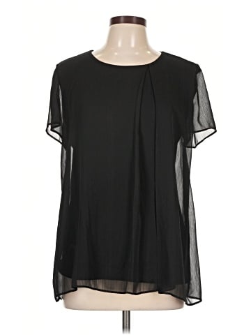 Ann Taylor Factory Short Sleeve Blouse (view 1)