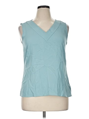 Doncaster Collection Sleeveless Silk Top (view 1)
