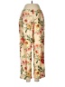 Requirements Floral Ivory Casual Pants Size 8 - photo 1