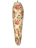 Requirements Floral Ivory Casual Pants Size 8 - photo 5