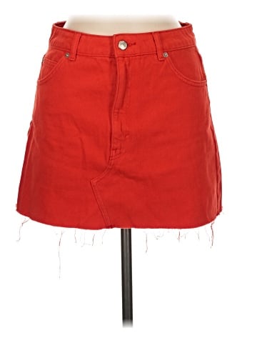 Topshop Denim Skirt (view 1)