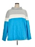 T by Talbots Color Block Blue Pullover Sweater Size 3X - photo 1