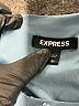 Express 100% Polyester Polka Dots Blue Casual Dress Size L - photo 7