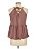 Maurices Brown Sleeveless Blouse Size M - photo 2