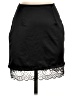 Assorted Brands Solid Black Casual Skirt Size 26 waist (estimated) - photo 1