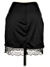 Assorted Brands Solid Black Casual Skirt Size 26 waist (estimated) - photo 2