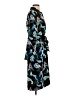 Monki 100% Polyester Print Teal Casual Dress Size S - photo 4