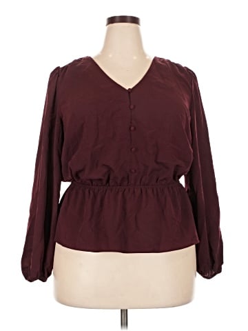 Nine West Long Sleeve Blouse (view 1)