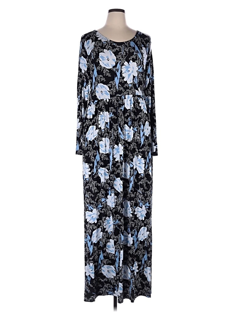 Assorted Brands Casual Dress In Blue