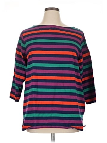 Lands' End 3/4 Sleeve T-Shirt (view 1)