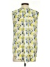 Chaus 100% Polyester Yellow Sleeveless Blouse Size S - photo 2