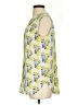 Chaus 100% Polyester Yellow Sleeveless Blouse Size S - photo 5