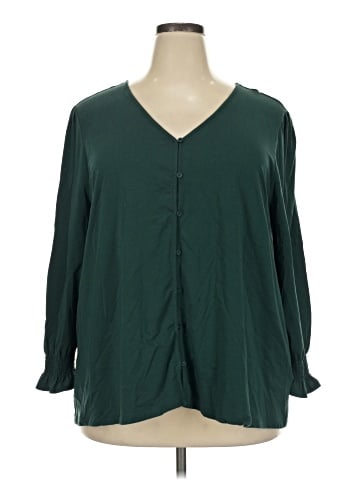 Lands' End Long Sleeve Blouse (view 1)