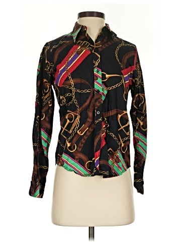 Lauren by Ralph Lauren Long Sleeve Button-Down Shirt (view 1)