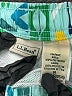 L.L.Bean 100% Polyester Green Board Shorts Size 14 - photo 3