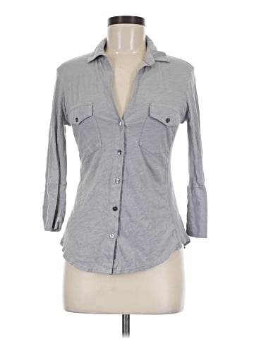 James Perse 3/4 Sleeve Button-Down Shirt (view 1)
