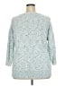 T by Talbots Tweed Blue Pullover Sweater Size 2X - photo 2