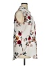 Amaryllis 100% Polyester Floral Ivory Sleeveless Blouse Size XL - photo 4