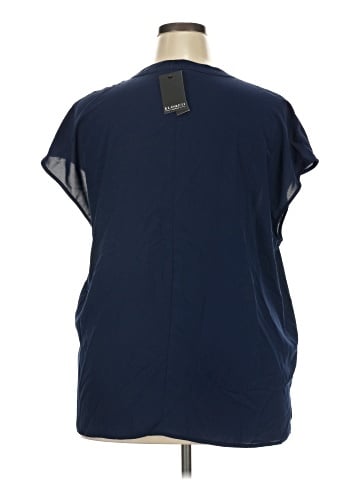 ELOQUII Short Sleeve Blouse (view 2)