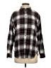 Gap 100% Cotton Plaid Gray Long Sleeve Button-Down Shirt Size XS - photo 1