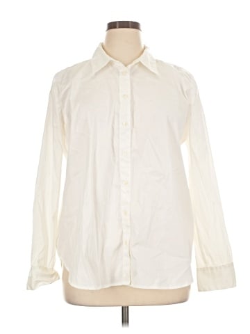 Ann Taylor Long Sleeve Button-Down Shirt (view 1)