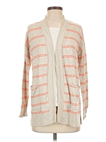 Madewell Bradley Cardigan Sweater in Textured Stripe (view 1)