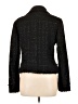 Ann Taylor Tweed Solid Silver Black Jacket Size 12 - photo 2