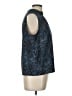 Banana Republic 100% Polyester Blue Sleeveless Blouse Size L - photo 4