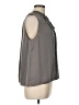 Theory 100% Silk Gray Sleeveless Silk Top Size L - photo 4