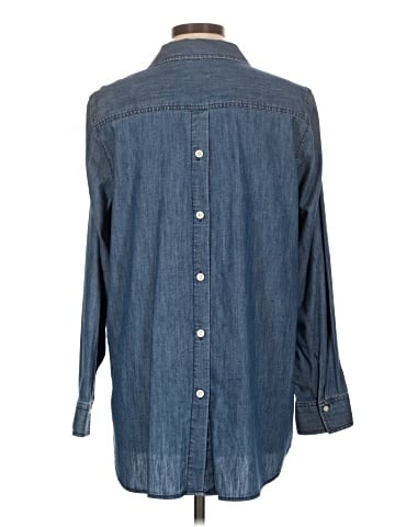 Talbots 3/4 Sleeve Button-Down Shirt (view 2)