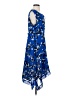 CAbi 100% Polyester Print Blue Cocktail Dress Size M - photo 4