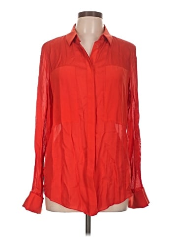 T by Alexander Wang Long Sleeve Blouse (view 1)