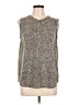 212 Collection Silver Sleeveless Blouse Size L - photo 1