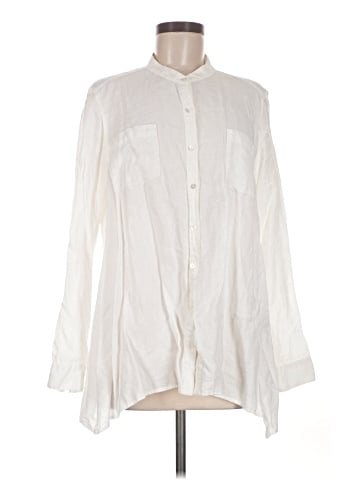 Eileen Fisher Long Sleeve Button-Down Shirt (view 1)