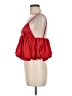 Zara 100% Polyester Red Sleeveless Blouse Size M - photo 5