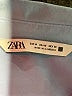 Zara Color Block Blue Long Sleeve Blouse Size M - photo 7