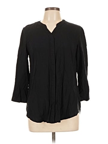 Great Northwest Indigo 3/4 Sleeve Blouse (view 1)