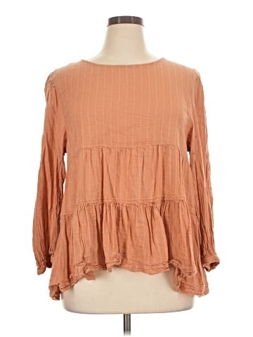 American Eagle Outfitters Long Sleeve Blouse (view 1)