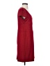 Cato Solid Red Casual Dress Size S - photo 4