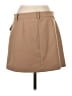 Theory 100% Polyester Solid Tan Casual Skirt Size 4 - photo 2