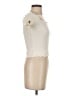 Stradivarius Ivory Short Sleeve Top Size S - photo 4