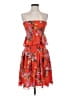 WAYF 100% Polyester Floral Red Casual Dress Size XS - photo 1