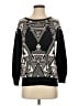 Ecote Graphic Black Pullover Sweater Size S - photo 1