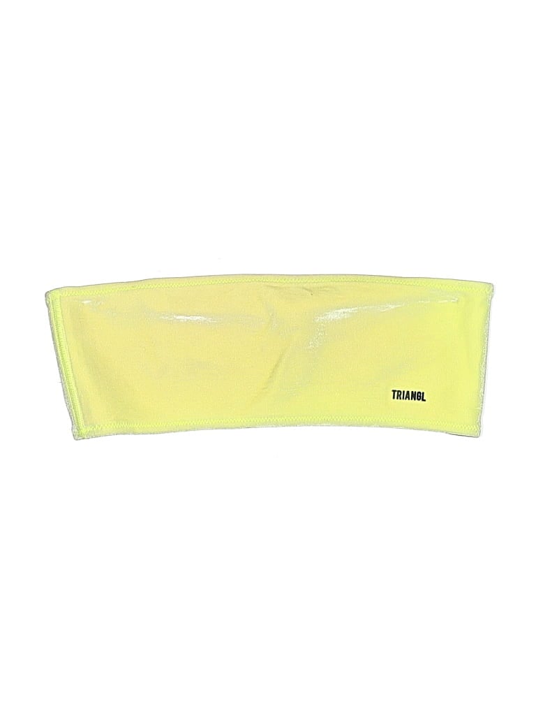 Pre-owned Triangl Swimsuit Top Yellow Swimwear