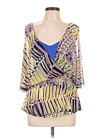 Bebe 3/4 Sleeve Blouse (view 1)