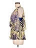 Bebe Purple 3/4 Sleeve Blouse Size L - photo 5